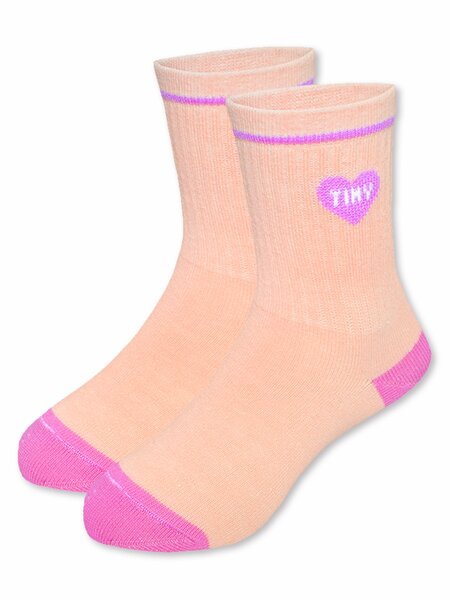 Носки Девочкам Борисоглебский трикотаж Персиковый Сердце (фото 1)