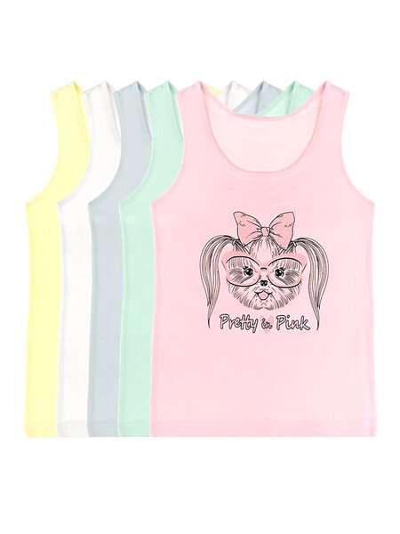 Майка Девочкам Donella Микс Собачка (фото 1)