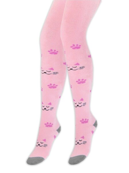 Колготки Девочкам Para socks Розовый Мордочки (фото 1)