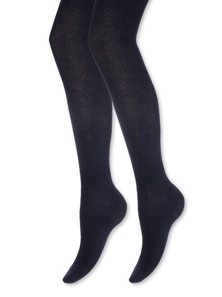 Колготки Девочкам Para socks Чернильный Без рисунка (фото 1)