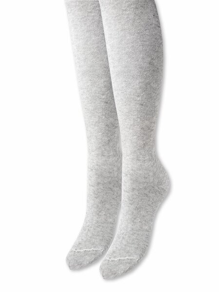 Колготки Девочкам Борисоглебский трикотаж Серый меланж Без рисунка (фото 1)