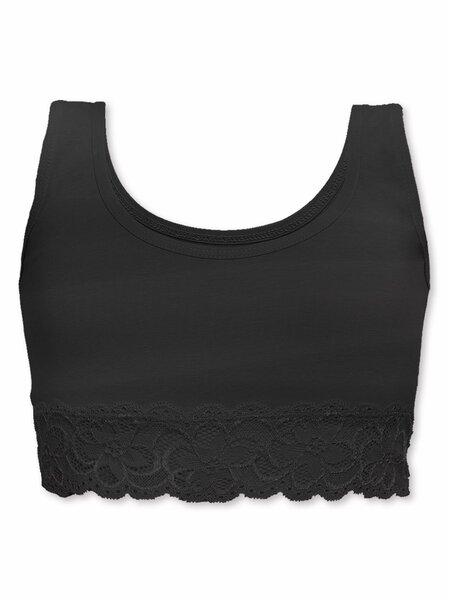 Бюстик Девочкам Nicoletta Чёрный Без рисунка (фото 1)