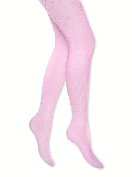 Колготки Девочкам Борисоглебский трикотаж Розовый Ромбы (фото 1)