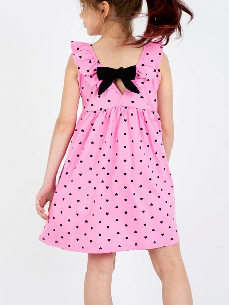 Платье Девочкам Юлала Розовый Сердечки (фото 2)
