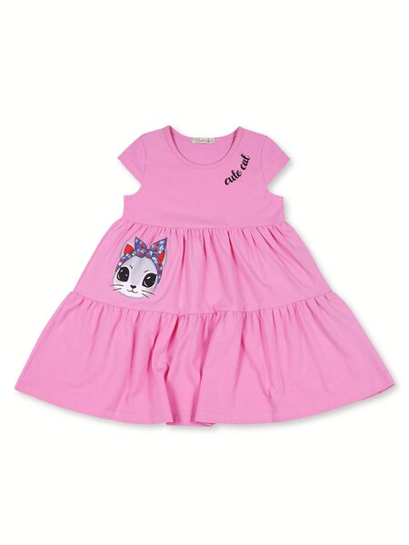 Платье Девочкам Bonito Розовый Кошка (фото 1)