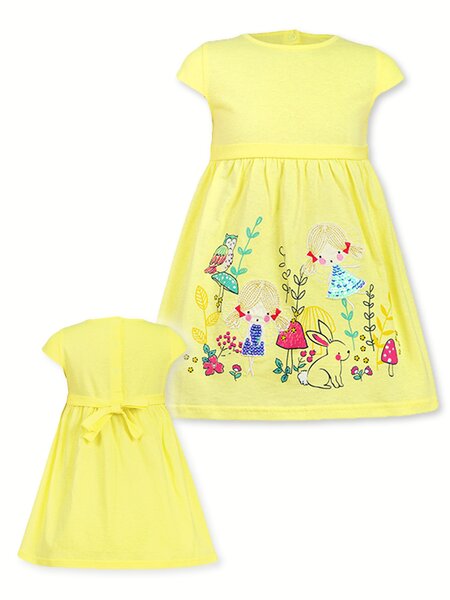 Платье Девочкам Лунёва Жёлтый Девочки (фото 1)