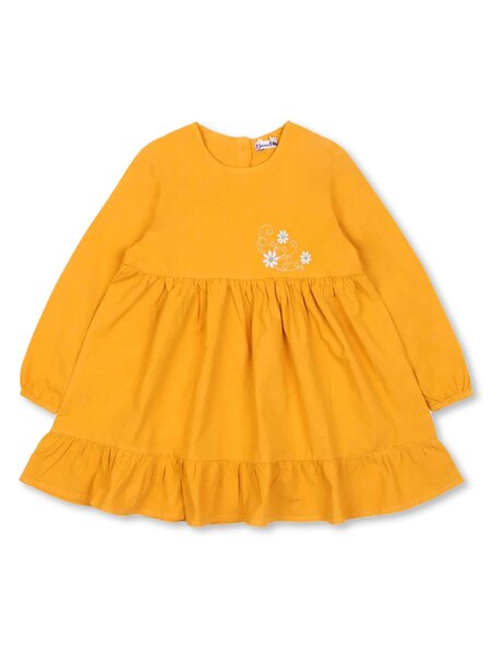 Платье Девочкам Bonito Горчичный Цветы (фото 1)