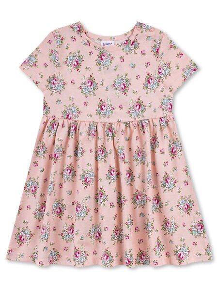 Платье Девочкам Юлала Персиковый светлый Цветы (фото 1)
