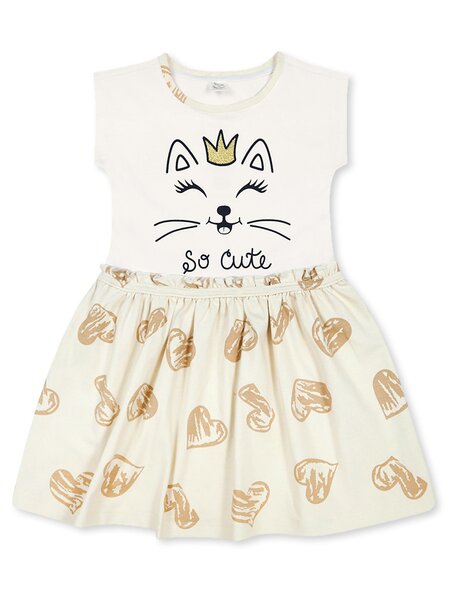 Платье Девочкам Bonito Экрю Мордочка (фото 1)