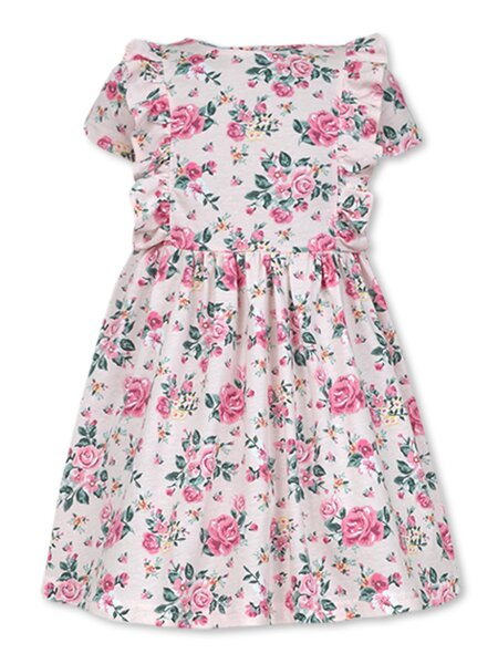 Платье Девочкам Лунёва Розовый Цветы (фото 1)