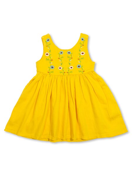 Платье Девочкам Bonito Жёлтый Цветы (фото 1)