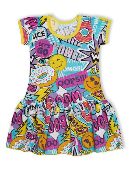 Платье Девочкам Россия Мультиколор Смайл (фото 1)