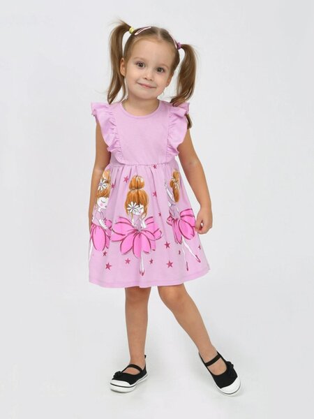 Платье Девочкам Ивашка Сиреневый Девочка (фото 1)