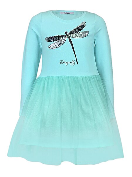 Платье Девочкам Лунёва Мятный Стрекоза (фото 1)