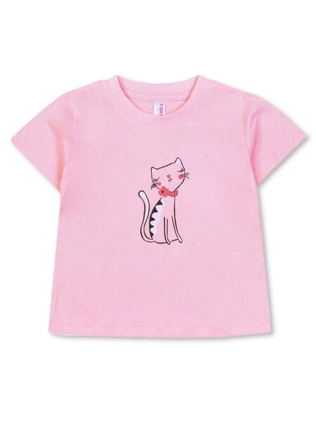 Футболка Девочкам Takro Розовый Кошка (фото 1)