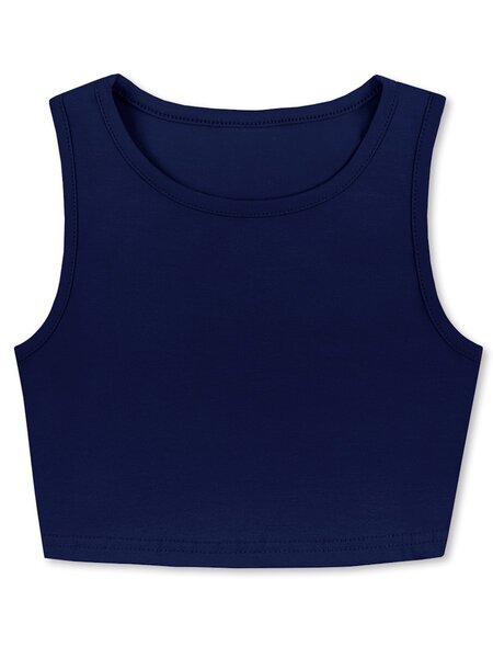 Топ Девочкам Юлала Чернильный Без рисунка (фото 1)