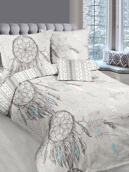 Комплект постельного белья Для дома Россия Серый Перья (фото 1)