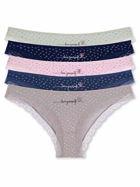 Трусы Женщинам Donella Микс Надпись (фото 1)