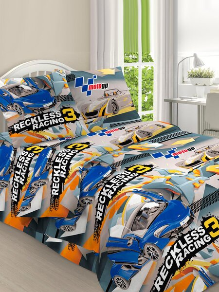 Комплект постельного белья Для дома Россия Серый Гонки (фото 1)