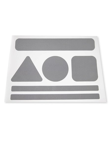 Набор светоотражающих наклеек Для дома Россия Серый Геометрия (фото 1)