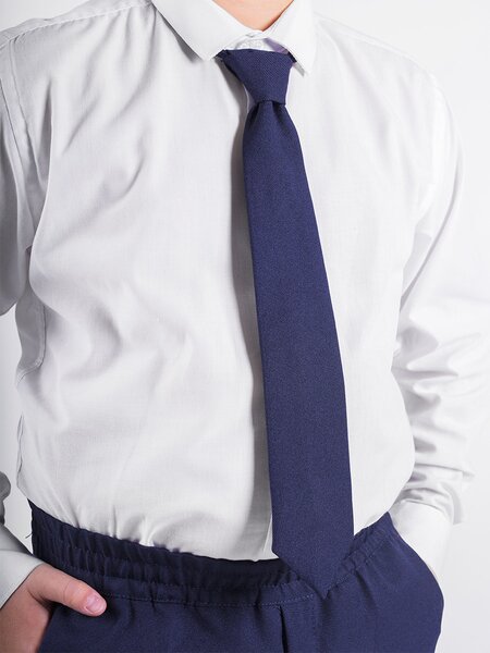 Галстук Мальчикам Россия Чернильный Без рисунка (фото 1)