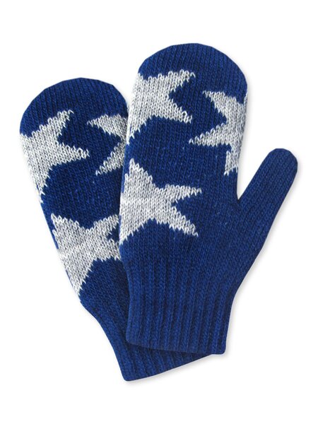 Варежки для мальчика Мальчикам Россия Синий тёмный Звёзды (фото 1)