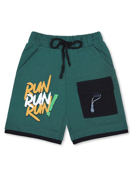 Шорты Мальчикам Bonito Зелёный тёмный Надпись (фото 1)