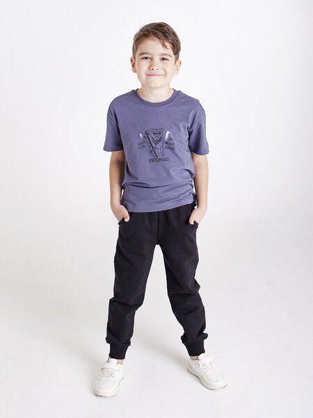 Брюки Мальчикам Takro Чёрный Без рисунка (фото 1)