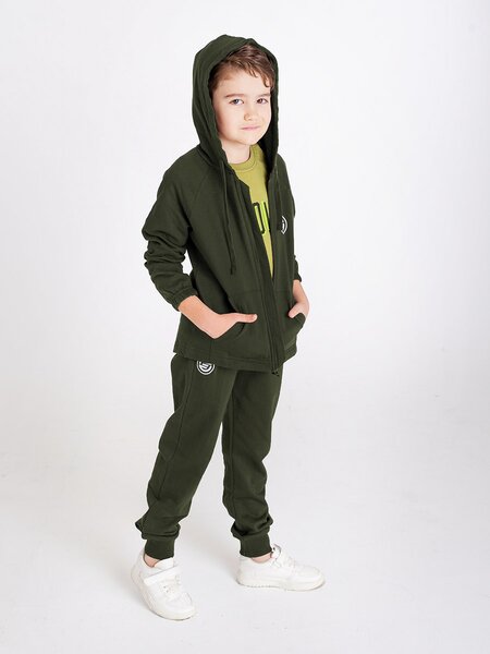 Брюки Мальчикам Takro Хаки тёмный Эмблема (фото 1)