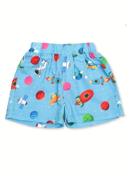 Шорты Мальчикам Bonito Голубой Космос (фото 1)