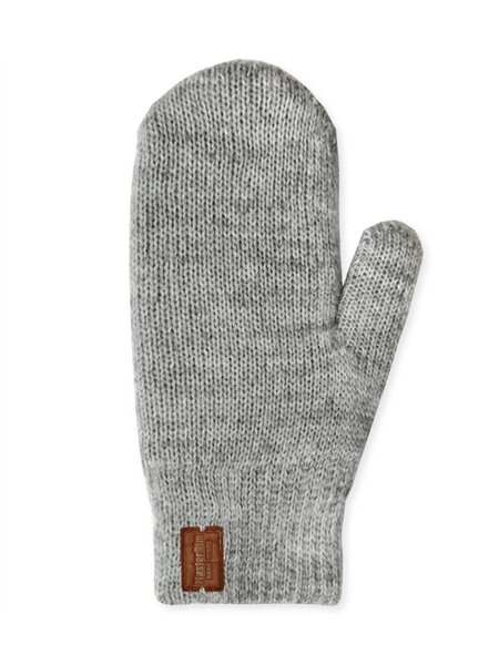 Варежки для мальчика Мальчикам Россия Серый меланж Эмблема (фото 1)