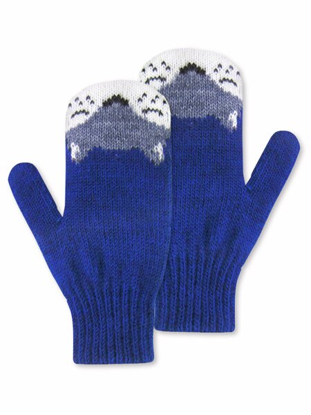 Варежки детские Мальчикам Россия Ультрамарин Белочка (фото 1)