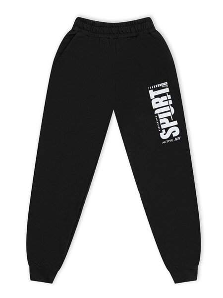 Брюки Мальчикам Россия Чёрный Надпись (фото 1)