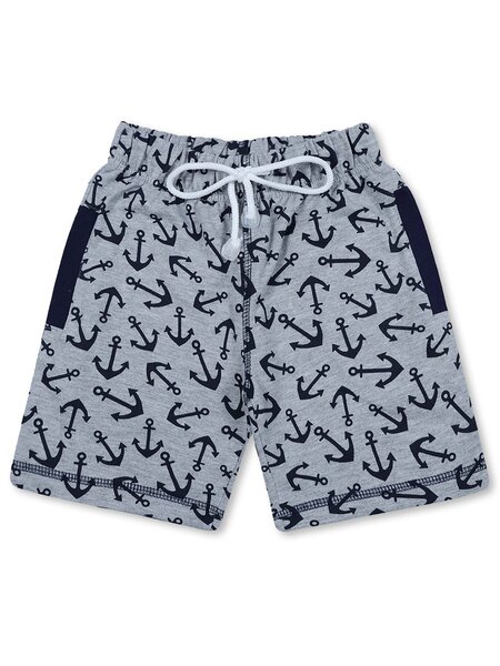 Шорты Мальчикам Bonito Серый меланж Якорь (фото 1)