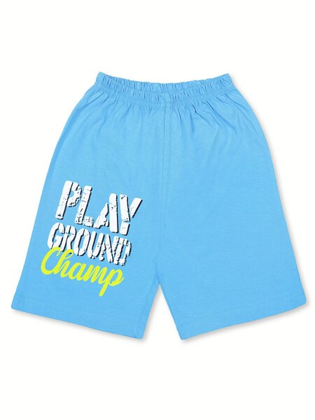 Шорты Мальчикам Bonito Голубой Надпись (фото 1)