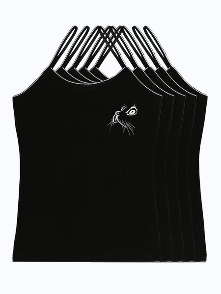 Майка Женщинам Donella Чёрный Микс (фото 1)