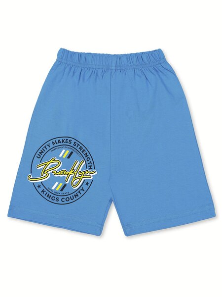 Шорты Мальчикам Bonito Синий Надпись (фото 1)