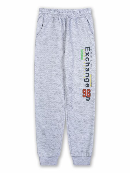 Брюки Мальчикам Takro Серый меланж Надпись (фото 1)