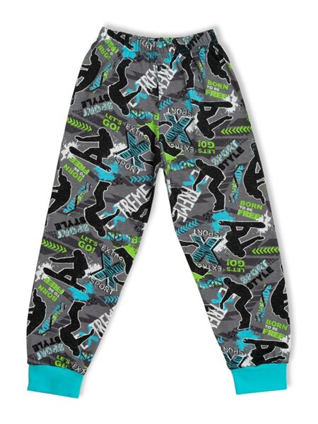 Брюки Мальчикам Россия Серый Надписи (фото 1)