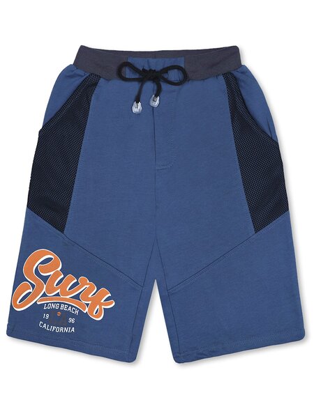 Шорты Мальчикам Bonito Серо-синий Надпись (фото 1)