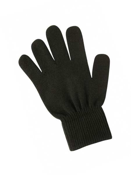 Перчатки для мальчика Мальчикам Россия Чёрный Без рисунка (фото 1)