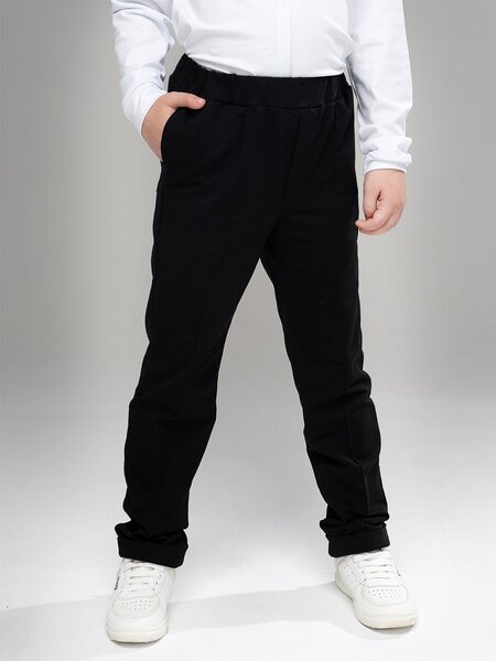 Брюки Мальчикам Looklie Чёрный Без рисунка (фото 1)