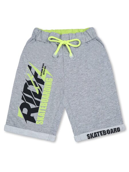 Шорты Мальчикам Bonito Серый меланж Надпись (фото 1)