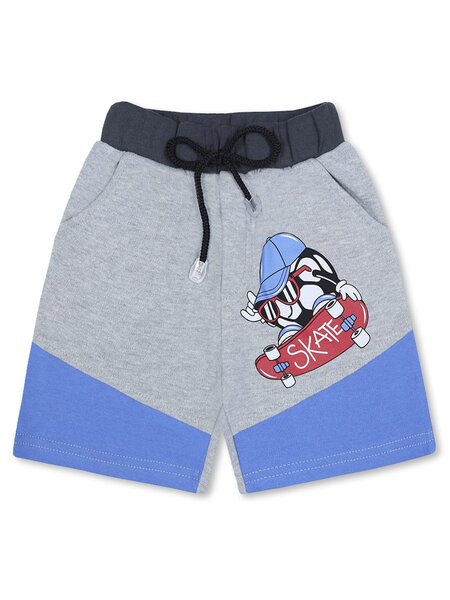 Шорты Мальчикам Bonito Серый меланж Скейт (фото 1)