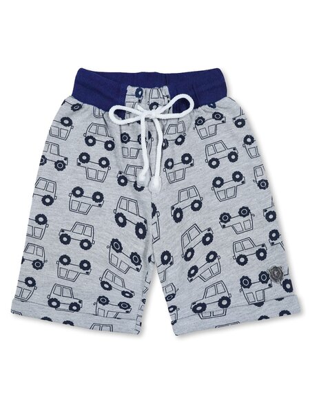 Шорты Мальчикам Bonito Серый меланж Машинки (фото 1)