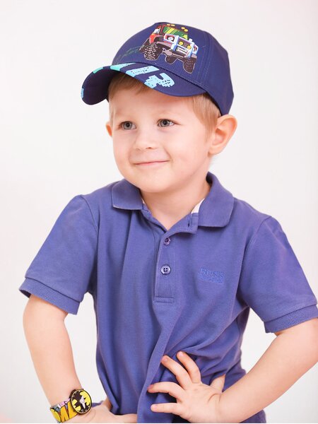 Бейсболка Мальчикам Россия Микс Машина (фото 1)