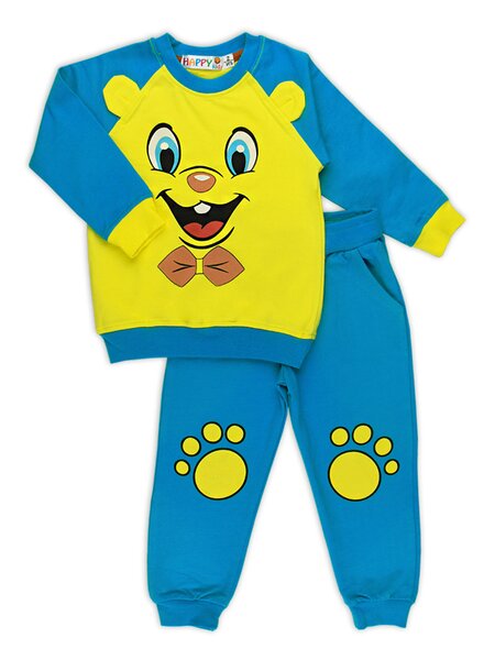 Костюм Мальчикам Happy kids Жёлтый; Синий Мордочка (фото 1)