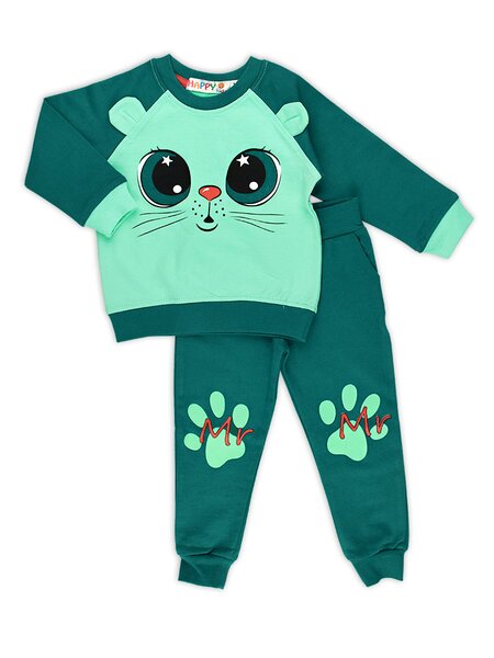 Костюм Мальчикам Happy kids Изумрудный; Мятный Мордочка (фото 1)