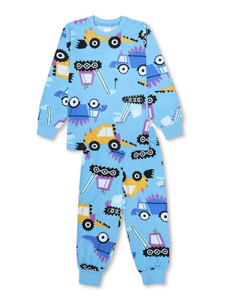 Пижама Мальчикам Bonito Синий светлый Техника (фото 1)