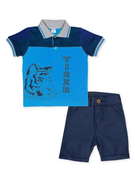Костюм Мальчикам Bonito Синий светлый Тигр (фото 1)